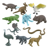 11x Figuras De Animales Australianos, Juguetes Educativos De
