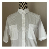 Camisa Dama Vestir Marca Wanama Blanca Talle 42 A Estrenar