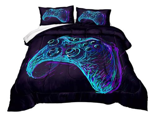 Z.jian Home Gaming Comforter For Boys Teen,game Contoller Aa