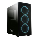 Gabinete Gaming Naceb Technology Player Crystal Case Atx Color Negro