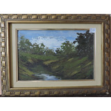 1543- Quadro De J. Albertti. Ost. 41x31 C/mold. Paisagem.