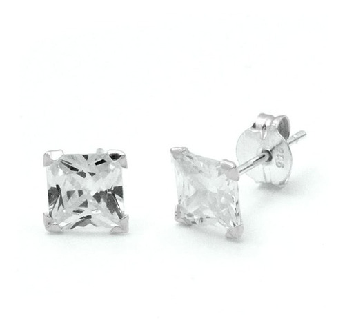 Aretes En Diamantes Para Hombre Plata 925.diamante Sintetico