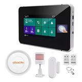 Alarma Casa Negocio Gsm 4g Wifi Huella Dactilar Touch App 