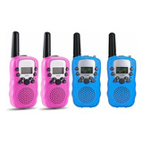 Gama De Radio For Niños Walkie Talkie 4 Piezas, Juguetes 2p