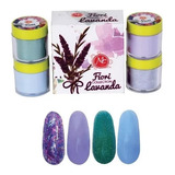 Coleccion Acrilicos Lavanda 4 Pz Mc Nails