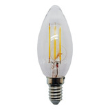 Ampolleta Led Vela Filamento 4w E14 2700k 360° 220v