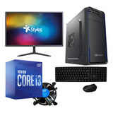 Computadora Completa Core I3 10100 12gb 480gb 18.5  Gamer 