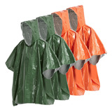 Manta De Camping Poncho 4 Emergency Pack Gear Survival