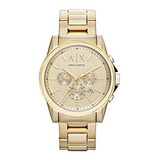 Reloj Para Hombre Armani Exchange Ax2099 Gold