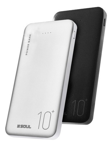 Cargador Portatil Power Bank Soul Liviano Tarjeta 5000 Mah Color Negro