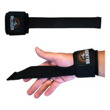 Tala Strap C/ Munhequeira Musculação Faixa Grip Vem O Par