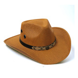 Sombrero Vaquero Texano Mod Trompo Deluxe Yute Para Adultos