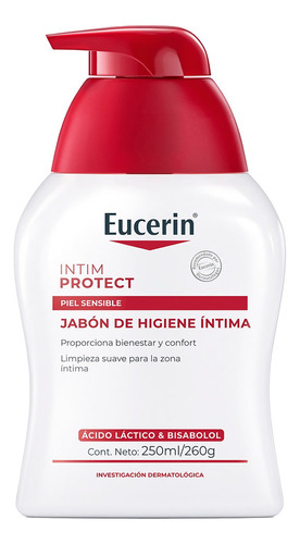 Jabón Íntimo Eucerin Higiene Intima Piel Sensible 250ml 