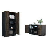 Gabinete 2p  + Biblioteca 2p Home Office