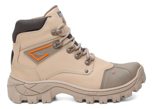 Bota Masculina Costurada Segurança Trabalho Bico Pvc E C.a