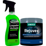 Limpador Apc Multiação + Revitalizador De Plasticos Rejuvex