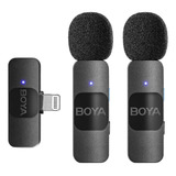 Micrófono Inalámbrico Profesional Dual Boya By-v Para iPhone