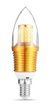 Ampolletas Led Tipo  Vela  9w  E14 Luz Calida Y Fria