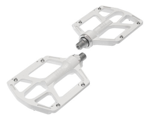 Pedales Para Bicicleta Bmx 1/2 Aluminio Blanco Al-52 Hs