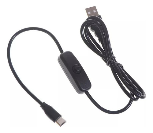 Cable Usb Tipo C Con Interruptor Raspberry Pi 4