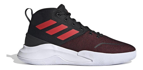 Tenis De Basketball Ownthegame Negro Con Rojo Para Hombre