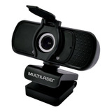 Câmera Webcam Mini 1080p Visão 360° Microfone Pc Multilaser