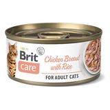 Alimento Húmedo Brit Care Cat Pollo Y Arroz 70gr