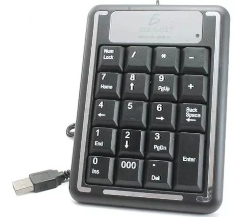 Teclado Numerico Usb Portatil Alambrico Pc Lap Mac Nuevo