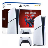 Sony Playstation 5 Slim Disco 1tb Marvels Spider Man 2 Bundl
