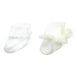 Jefferies Socks Calcetines Para Beb Nia Con Volantes Y Borde
