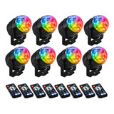 8 Pack Luces De Fiesta Disco Luces Estroboscópicas Led...