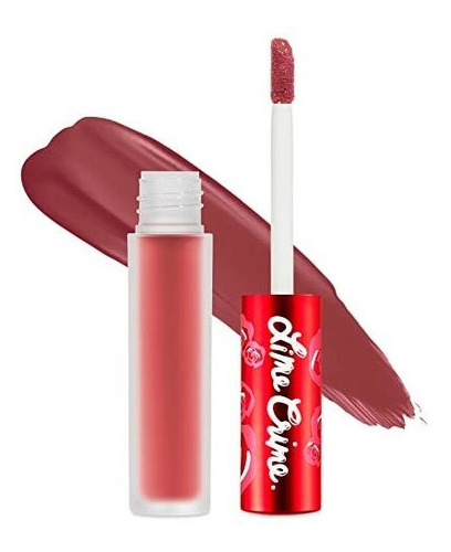 Lime Crime Velvetines Líquido Barra De Labios Mate, Riot - R