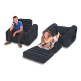 Intex Sillon Sofa Cama Inflable Individual 66551np Mueble