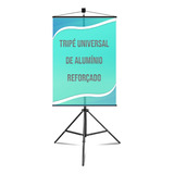 Tripé Banner 2.10m Regulável Aluminio Porta Banner Pedestal