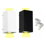 Pack 4 Aplique Bidireccional Intemperie Con Dicroica Led 7w