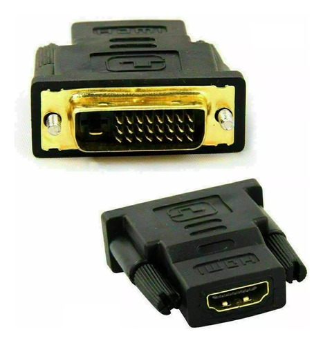 Conector Fullhd Dvi-i Macho A Hdmi Hembra (nuevo)