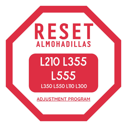 Reset  Almohadillas L210 L355 L555  L350 L550 L110 L300 