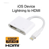 Adaptador Lightning iPhone iPad iPod, Cel Al Tv Hdmi 
