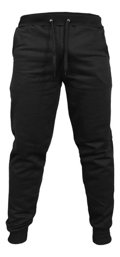 Calça Moletom Slim Casual Várias Cores Unissex