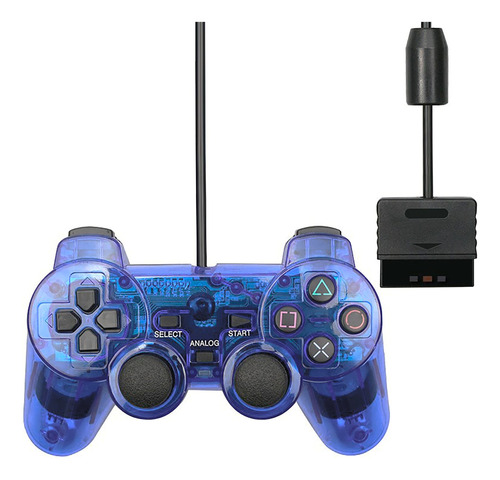 Controle Ps2 Doubleshock Com Fio Analógico - A052