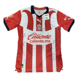 Jersey Playera Chivas Version Jugador Autografiada Chicharo