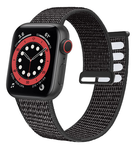 Correa De Nailon Solo Loop For Apple Watch Pulsera Transpi