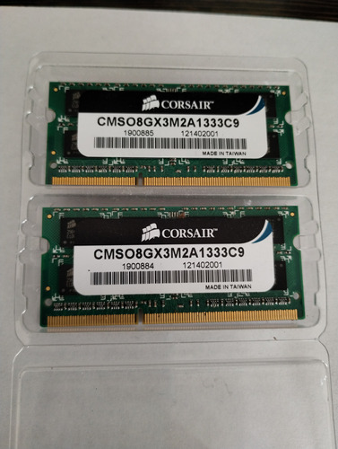 Memoria Ram Value Select 8gb 2 Corsair Cmso8gx3m2a1333c9