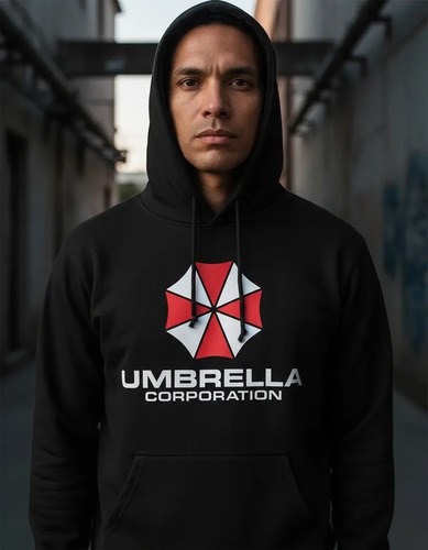 Sudadera Videojuego Ps4 Resident Evil Umbrella Corp