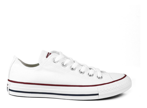 Tenis  Dama Converse Casual Con Agujeta Blanco Textil  134-m