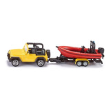 Siku Serie 16- Jeep Con Barco - Metal