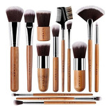 Set Profesional De Cepillos De Maquillaje Bamboo 13 - Vegano