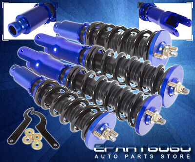 For 95-98 Nissan 240sx S14 Blue Track Adjustable Coilove Aac