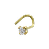 Piercing Nariz Nostril Oro 18k Grifa 2.25mm Copawa Joyas