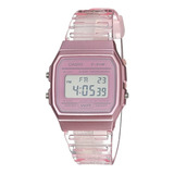 Reloj Casio Vintage F-91ws Extensible Transparente Unisex